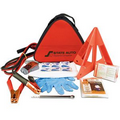 Deluxe Triangle Auto Safety Kit w/ First Aid Kit